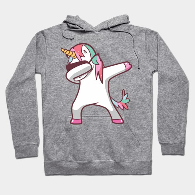 Dabbing Unicorn Hoodie by tomhilljohnez